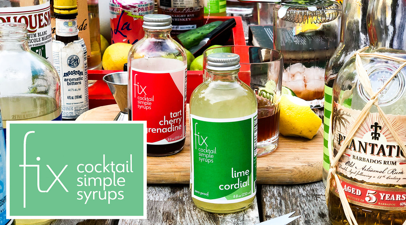 Fix cocktail simple syrups - craft cocktails and sodas at home made easy