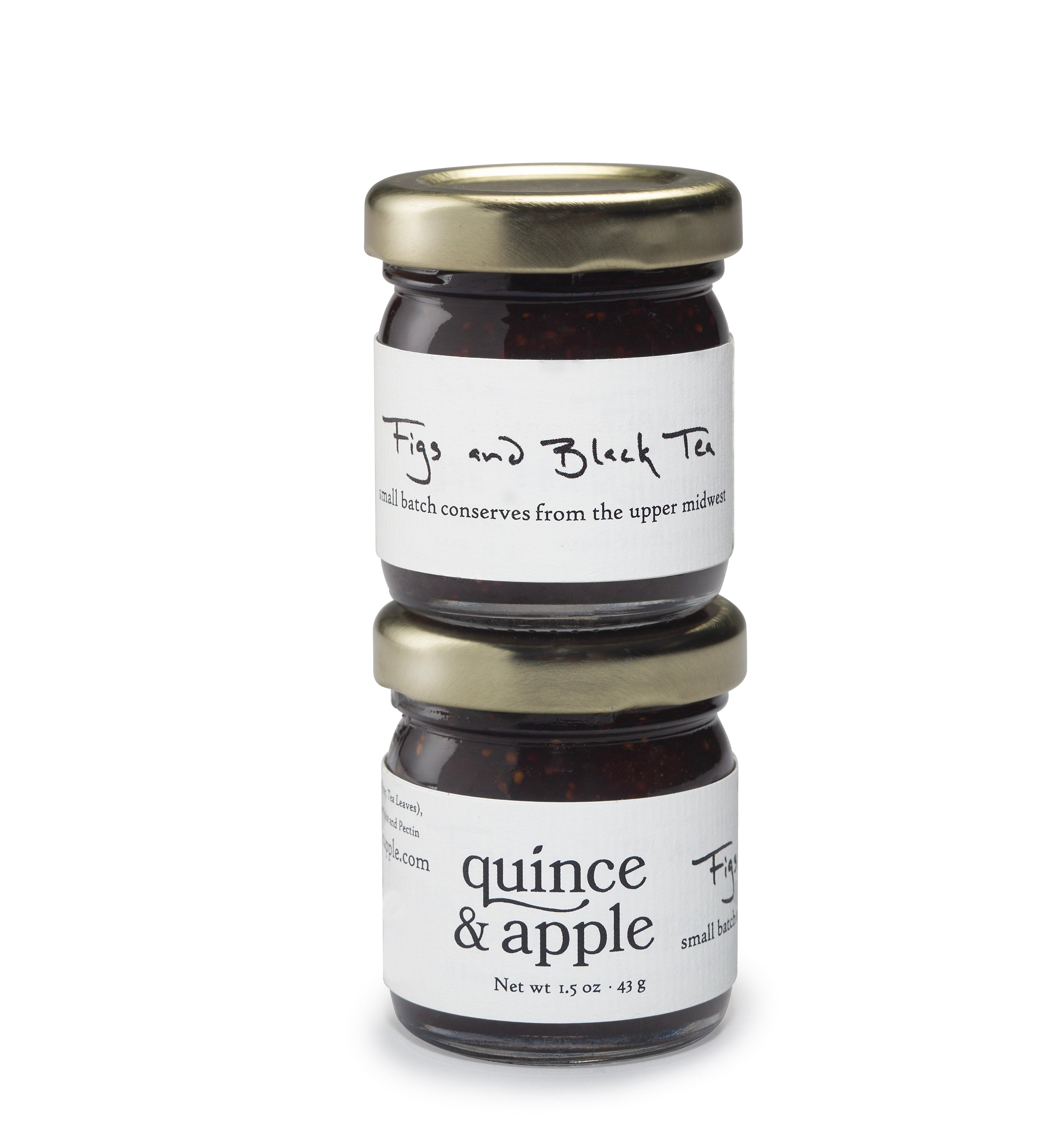 Tiny Figs and Black Tea Preserves Quince Apple