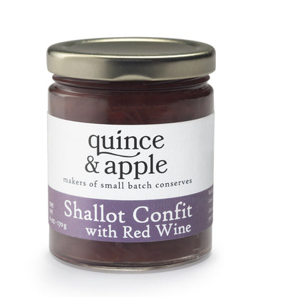 Shallot Confit with Red Wine - Conserve